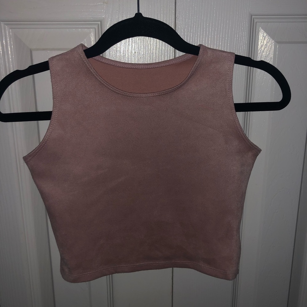 Suede Pink Tank top